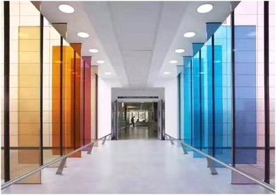 夹胶彩色夹层玻璃